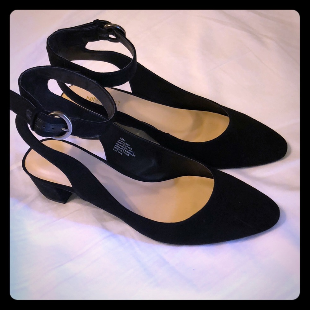 Nine West Size 10 Black Heels